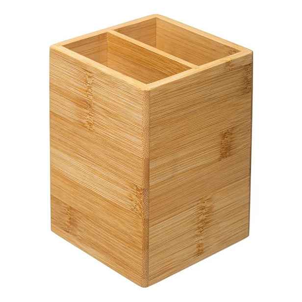 5five Simply Smart Organizér na příbory Bamby 2 přihrádky bambus