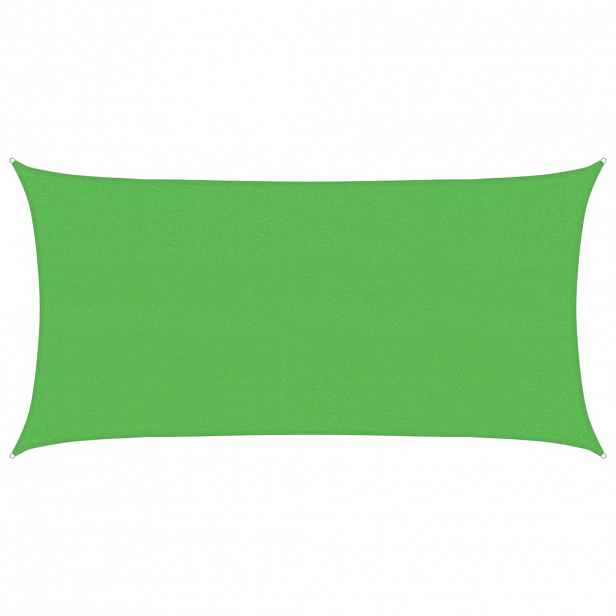 vidaXL Plachta proti slunci 160g/m² obdélník světle zelená 2x3,5m HDPE