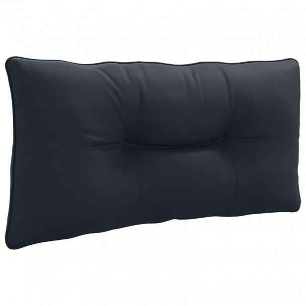 vidaXL Zádový polstr PUTTEN 100% polyester Tmavě modrá 80 x 40 x 10 cm
