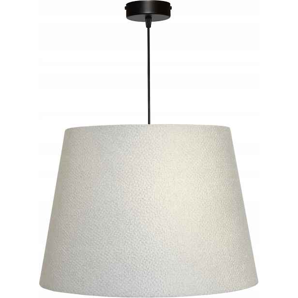 Závěsná lampa Závěsný lustr E27 Bílá Bublinková Stínidlo Kužel 34x44 h29 Arezzo