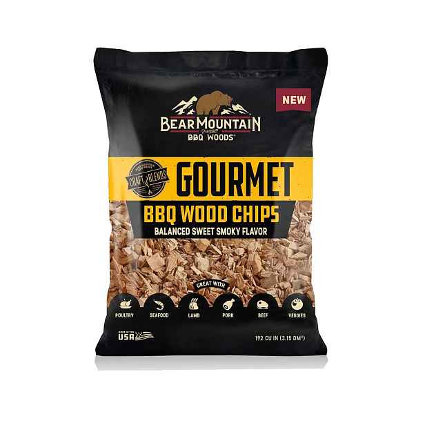 Bear Mountain BBQ Dřevěná štěpka Bear Mountain k zauzování v grilu - gourmet