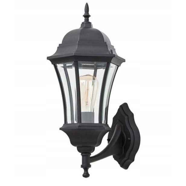 Nástěnná lampa Klasická černá 52 cm IP44, kov, 60 W