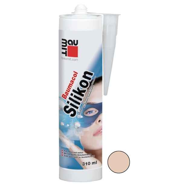 Tmel silikonový sanitární Baumit Baumacol Silikon bahama 310 ml