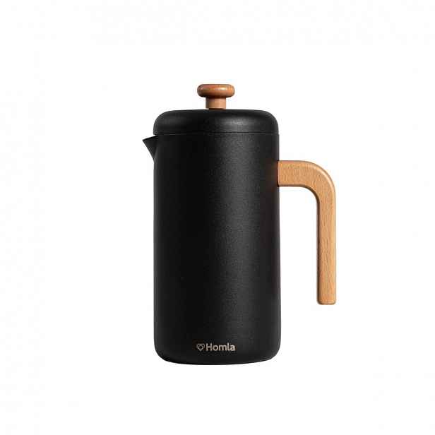 Vařič Moria černý s dřevěnou rukojetí 1000 ml Homla