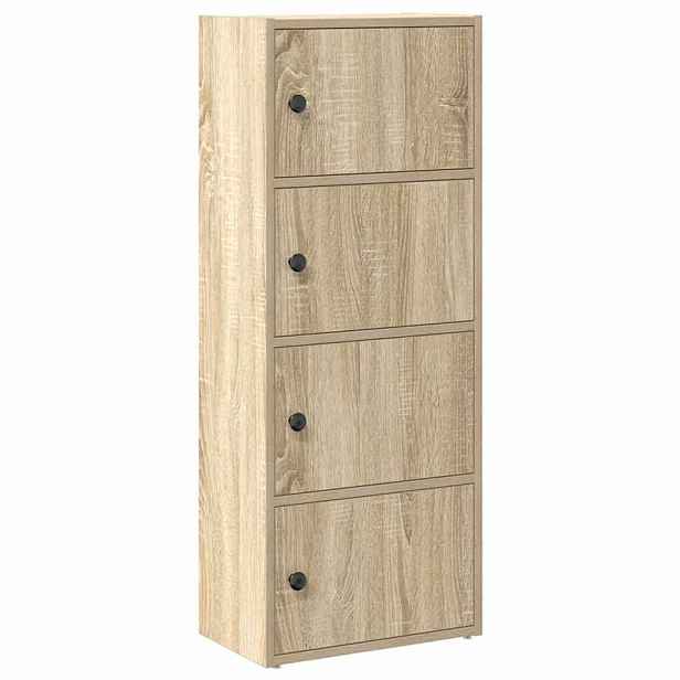 vidaXL Knihovna dub sonoma 40x24x102 cm kompozitní dřevo