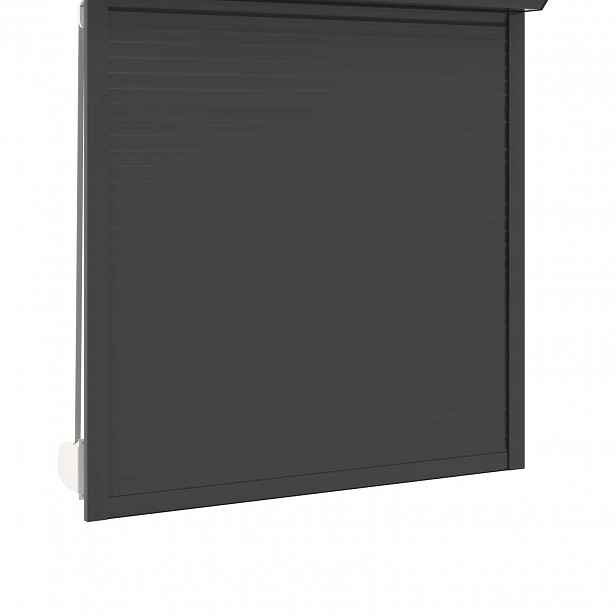 vidaXL Roletové žaluzie Antracit 130 x 140 cm Hliník a polyuretan