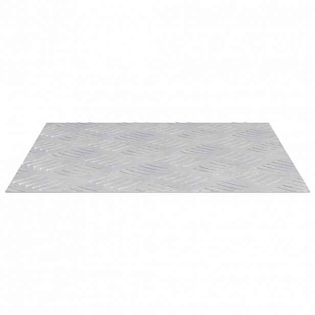 vidaXL Schodové nášlapy 2 ks 40 x 40 cm Stříbrná Hliník Čtvercový