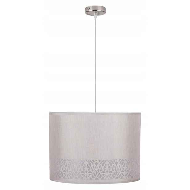 Závěsná lampa na lanku Arabesca 110x33 cm 1X60W E27 Krémový Abažur