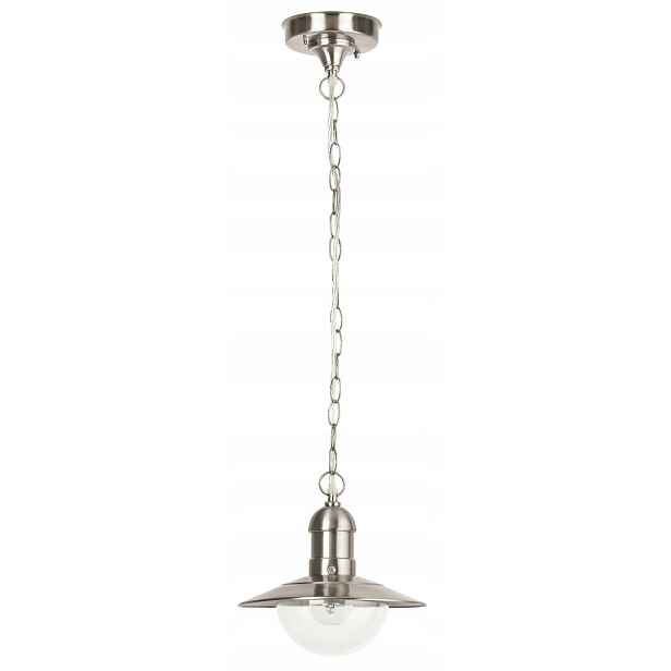 Závěsná lampa Rabalux Oslo chrom satén, IP44, 1xE27, do 60 W