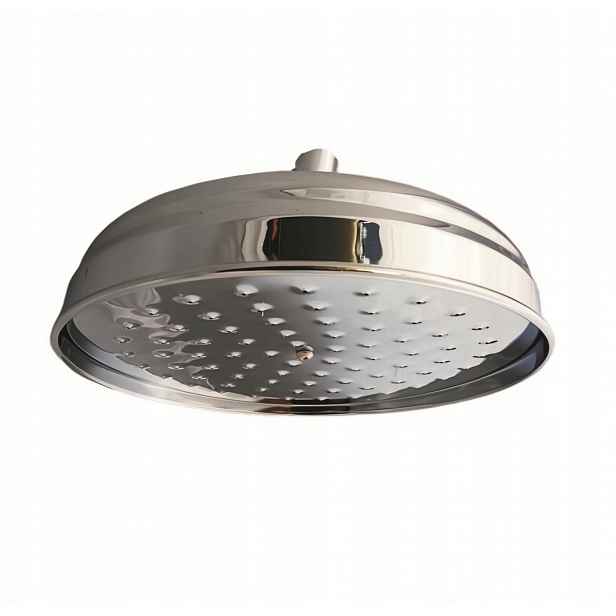 Dešťová Sprcha Sítko Sprchová Hlavice Kovová Chrom Retro 20 CM Kulatá