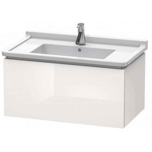 Duravit L-Cube - Umyvadlová skříňka 41x82x47 cm, 1 zásuvka, lesklá bílá LC616502222