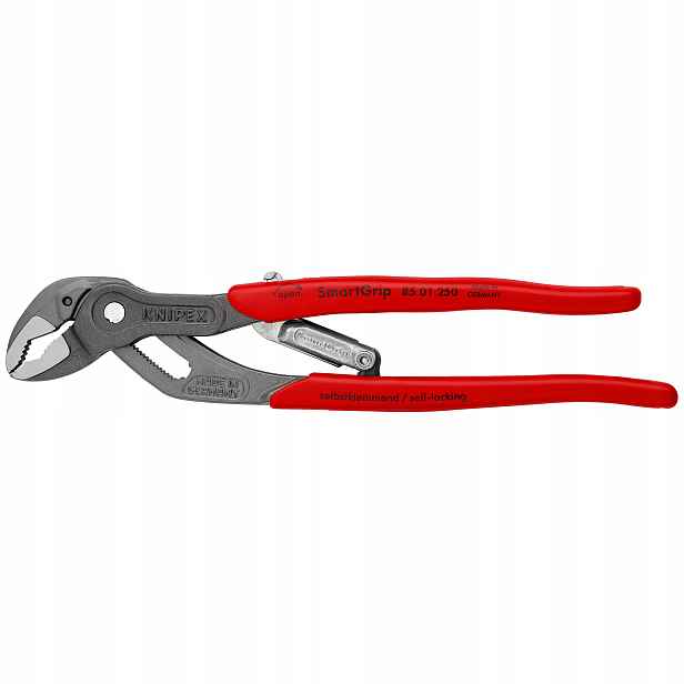 Knipex Smartgrip 250 MM Nastavitelné Kleště Na Trubky, Regulace 1 Rukou