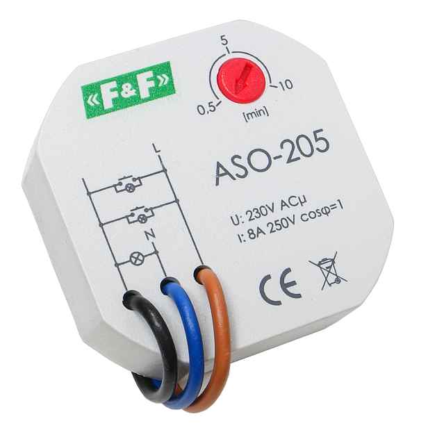 Schodišťový automat ASO-205 pro plechovku 230V 0,5-10min