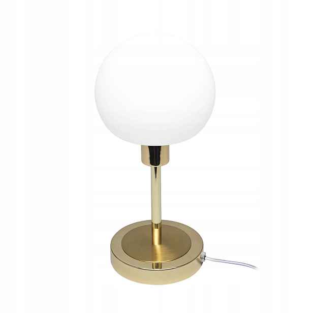Italux Moderní stolní Led lampa 4.8W Zlatá bílá Cave