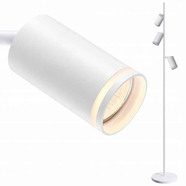 Stojací podlahová lampa 3x GU10 Bílá Paris Sanico Goldlux
