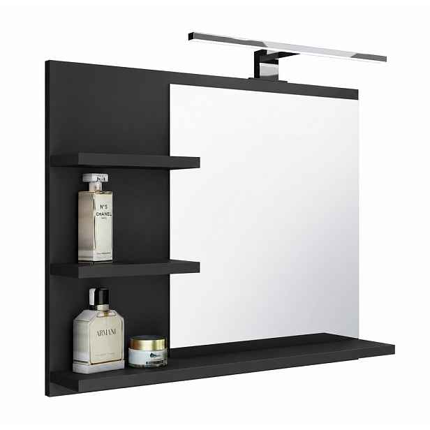 Zrcadlo s policemi a Led osvětlením Better Home 60x50 cm
