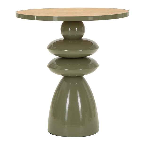 Kovový kulatý odkládací stolek ø 45,5 cm Metal Console – Mauro Ferretti