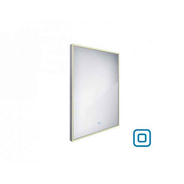 Zrcadlo se senzorem Nimco 80x60 cm hliník ZP 13002V