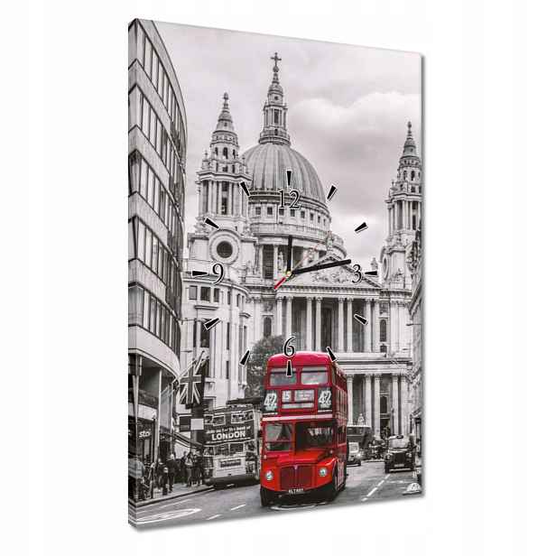 Hodiny 40x60 Londýn Velká Británie Uk