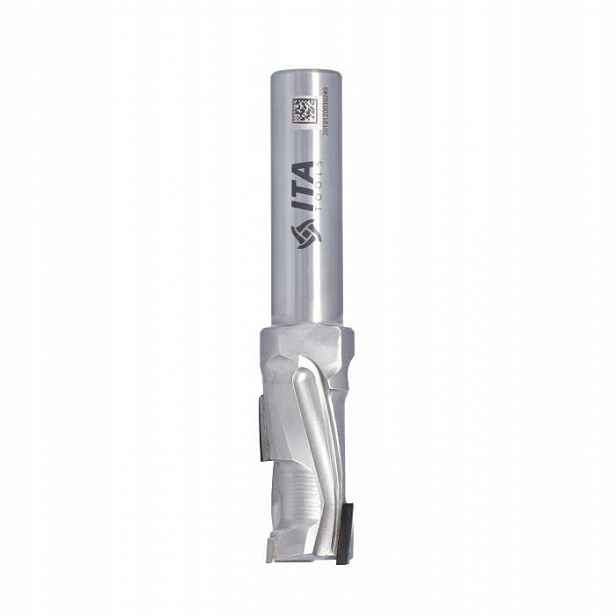Ita Tools diamantová fréza Z1+1 D16 I25 L87 S12 mm 3 spirály tělo Ocel