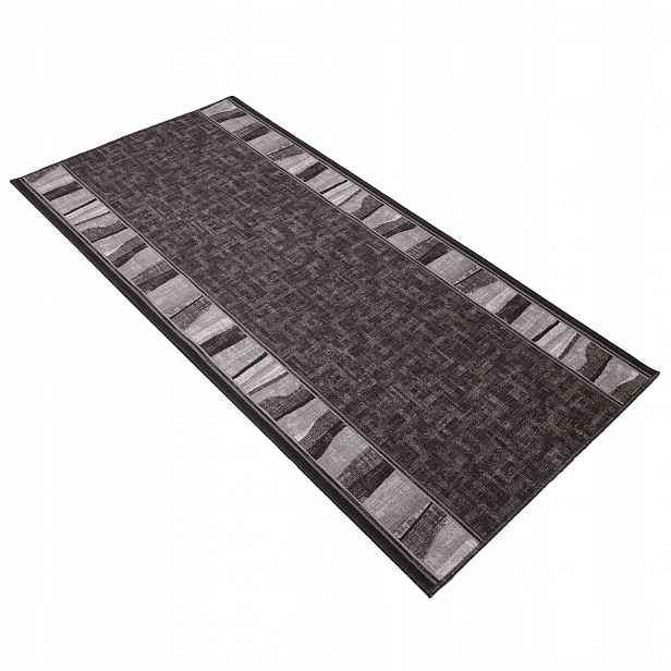 Koberec Běhoun do předsíně 100x150, protiskluzový, obšitý Zorro Greyem