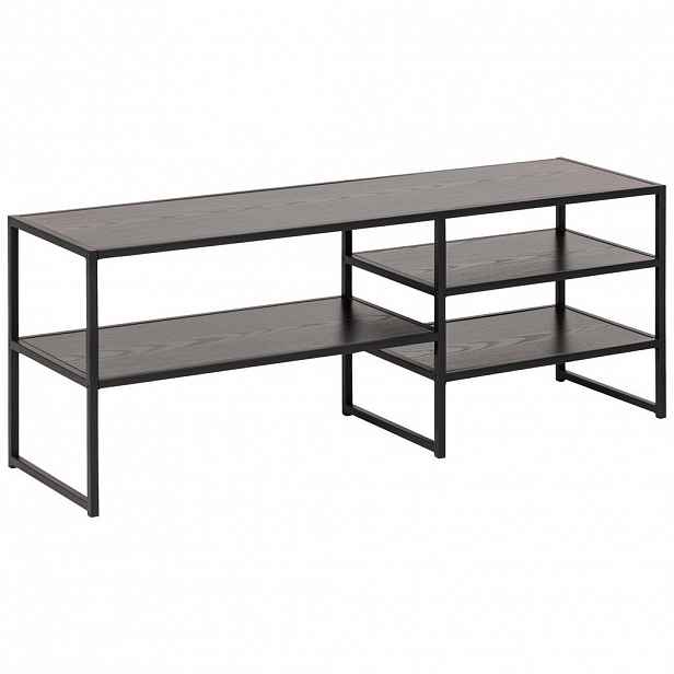 KOMODA POD TELEVIZI, černá, 120/46/33 cm
