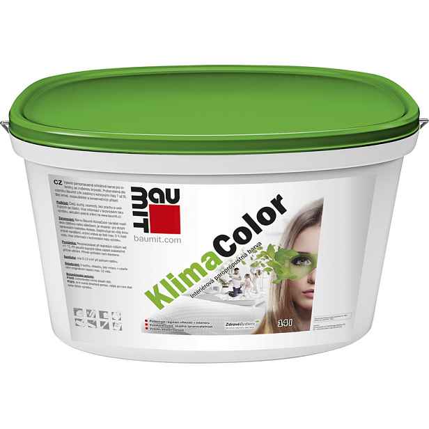 Malba interiérová Baumit KlimaColor 0019 bílá 14 l