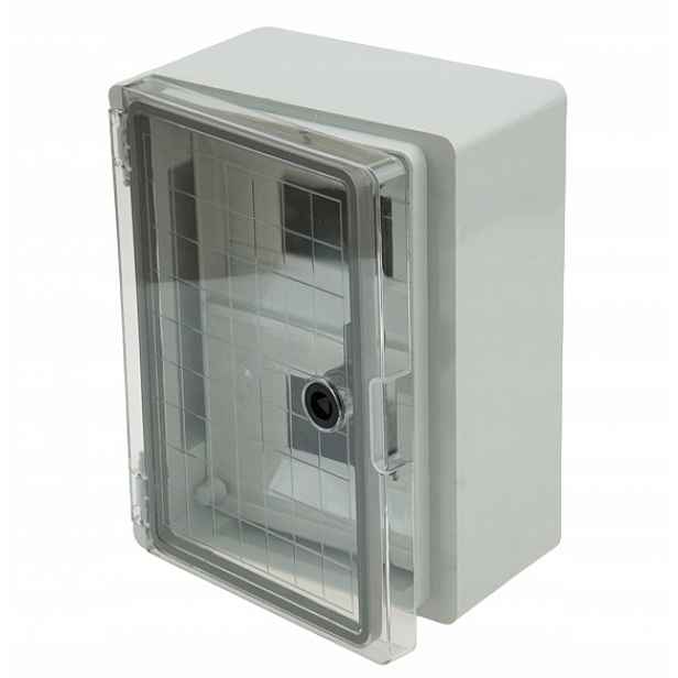 Transparentní Abs Plastové Pouzdro 210 X 280 X 130 MM 8 Modulů 1x8