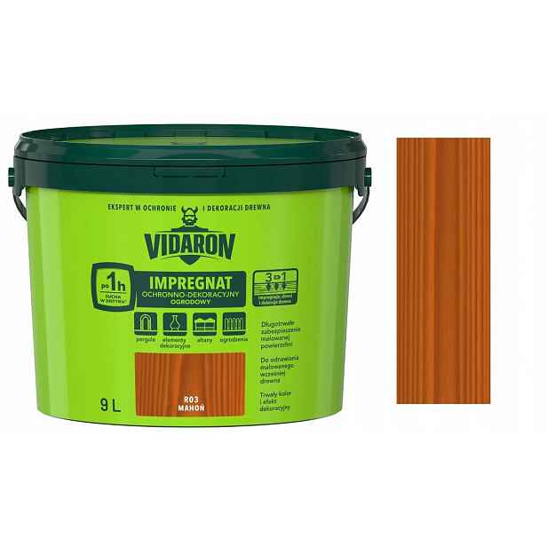 Vidaron Zahradní Impregnace 9 L R03 Mahagon