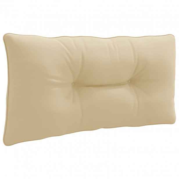 vidaXL Zádový polstr PUTTEN 100% polyester Béžová 80 x 40 x 10 cm