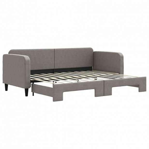 vidaXL Válenda s přistýlkou taupe 80 x 200 cm textil