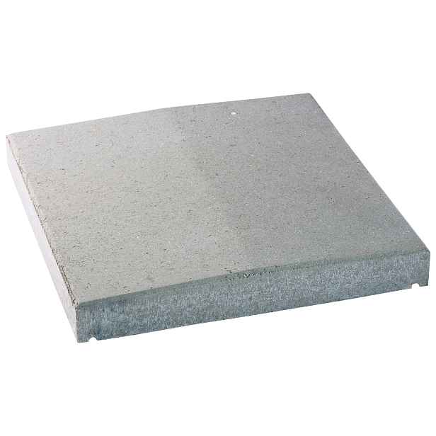 Deska zákrytová BEST V sedlová pro sloupky přírodní 500×500×70 mm