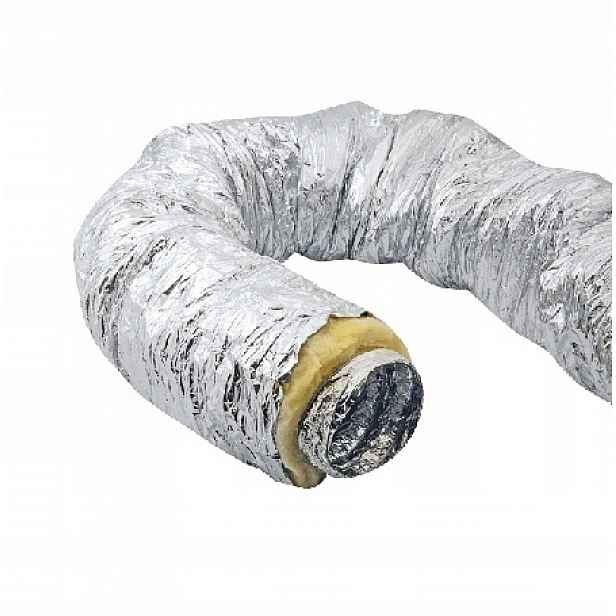 Pružný izolovaný ventilační kabel fi 200 – 10 mb