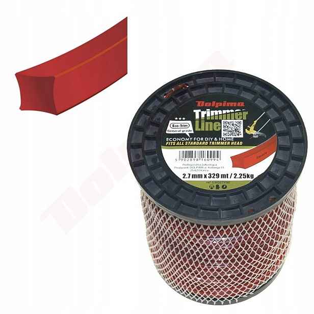 Struna Square Dolpima 2,7 MM/329 M Stihl Husqvarna