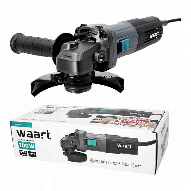 Úhlová Bruska Waart Síťová 700 W 230 V 125 mm Protiskluzová rukojeť