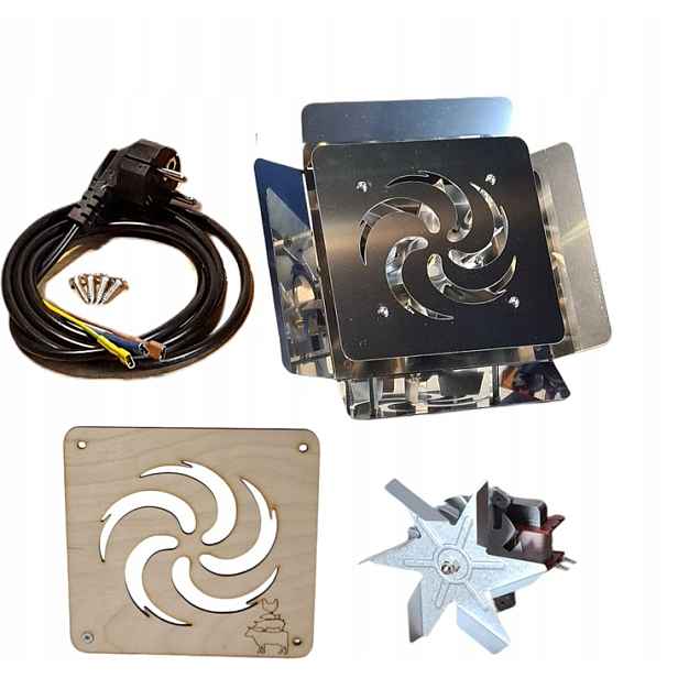 Ventilátor do udírny pro odvlhčování opékání
