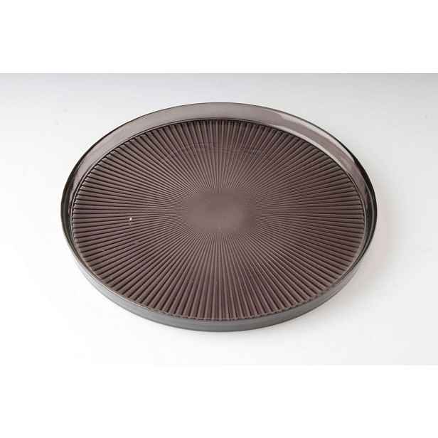 Novel SERVÍROVACÍ PODNOS, sklo, 21 cm
