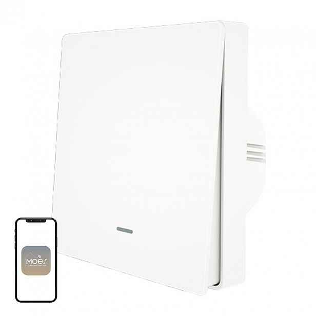 Inteligentní spínač světla Moes ZS-B-EU1 Smart ZigBee 1-kanálový bez N