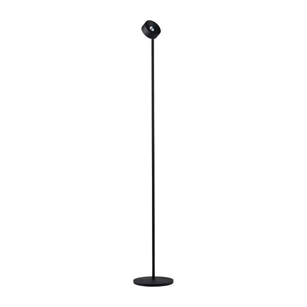Matně černá kovová LED stojací lampa s ohybatelnou konstrukcí/stmívatelná (výška 121 cm) Irida – Nova Luce