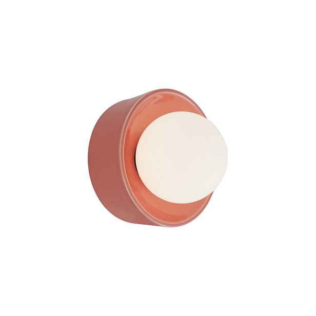 Maxlight nástěnná lampa Rainbow lososová keramika sklo 1xg9 12w