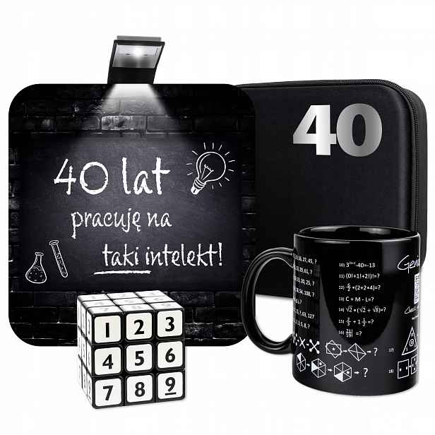 (hs) – Dárková Sada pro génia – 40. narozeniny – Originál!