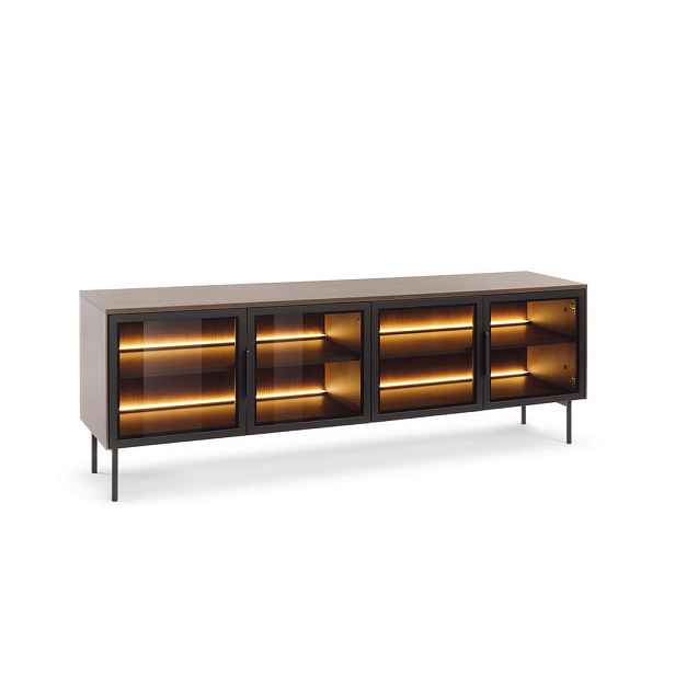 MASSENO TV STOLEK GLORIA, 181,3/61,6/39,3 cm, dekor dub