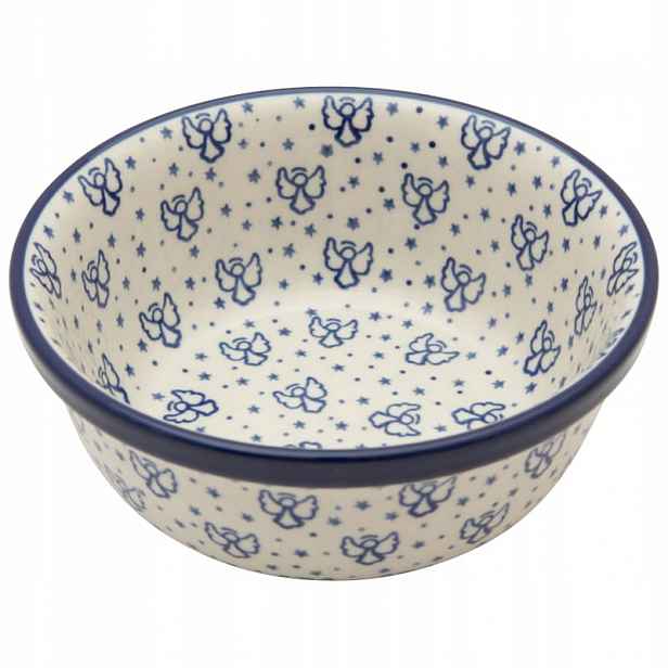 Miska na polévku, Miska na müsli 16 cm Andělíčci Bolesławiec