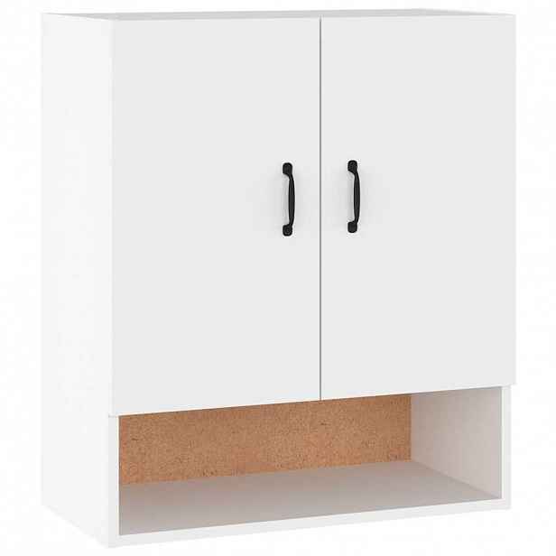 vidaXL Nástěnná skříňka bílá 60 x 31 x 70 cm kompozitní dřevo