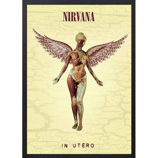 Plakát Nirvana In Utero Umění Retro Vintage FotoPlakát 100x70 cm #9