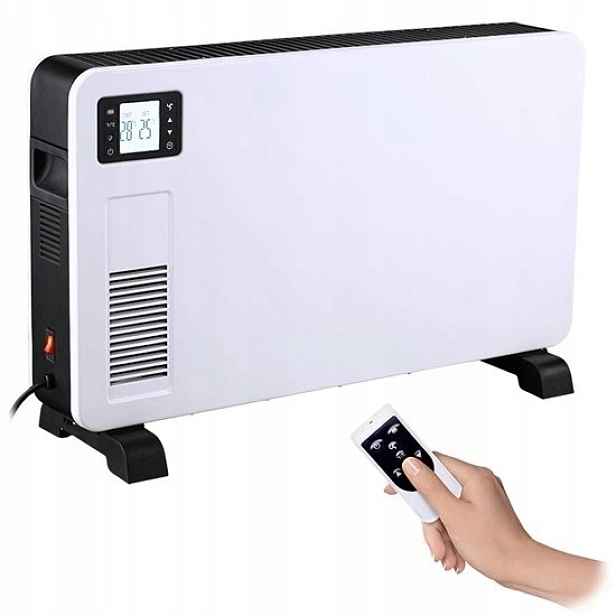 Horkovzdušný konvektor 2300W, LCD, ventilátor, časovač, nastavitelný
