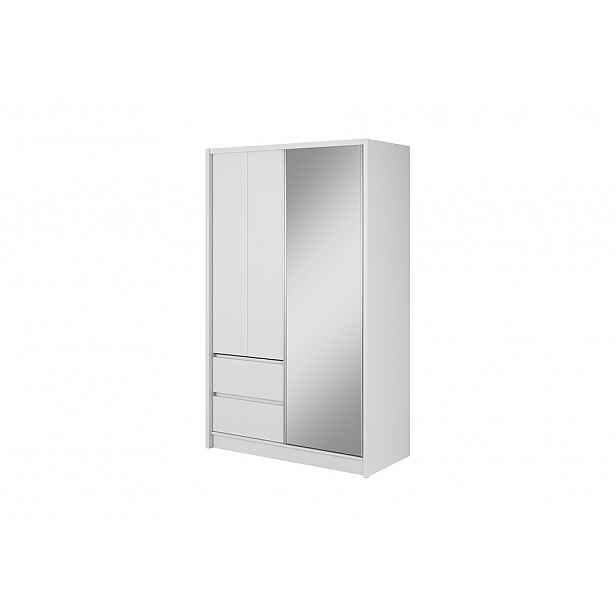 Šatní skřín Sram 134cm, bílá
