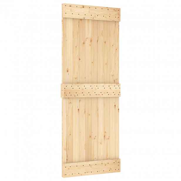 vidaXL Hladké dveře NARVIK 80x210 cm Masivní borové dřevo (neupravené)