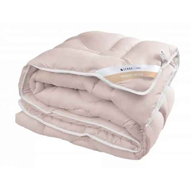 Vlněná přikrývka 155x200 Merino Wool růžová 2,1 kg 100% přírodní vlna