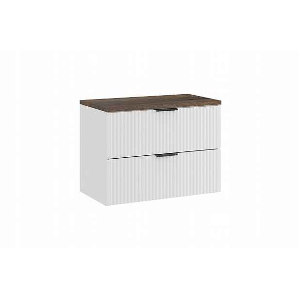 Zestaw meblowy 80cm z blatem, Adel White